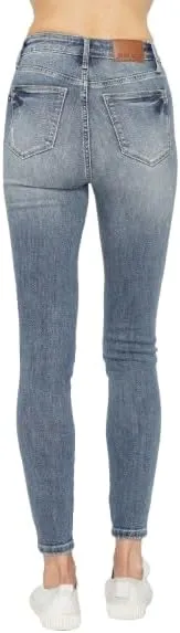 Judy Blue High Waisted Tummy Control Contrast Wash Skinny Jeans 88767