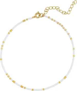 KELITCH Simple Gold Strand Anklets Trendy Minimalist Alloy Anklets Chain Fashion Women Anklets Jewelry