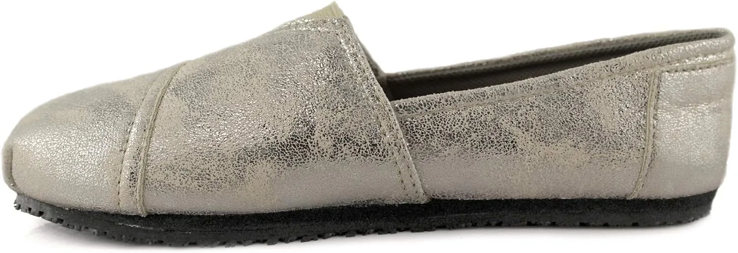 Laforst Women's Slip and Oil Resistant Non Slip Work Shoes Jess PU Slip-On Flat