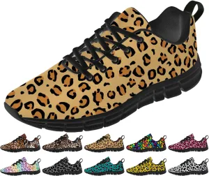 Leopard Print Shoes for Women Men Running Shoes Walking Sneakers Tennis Shoes Gifts for Women Men