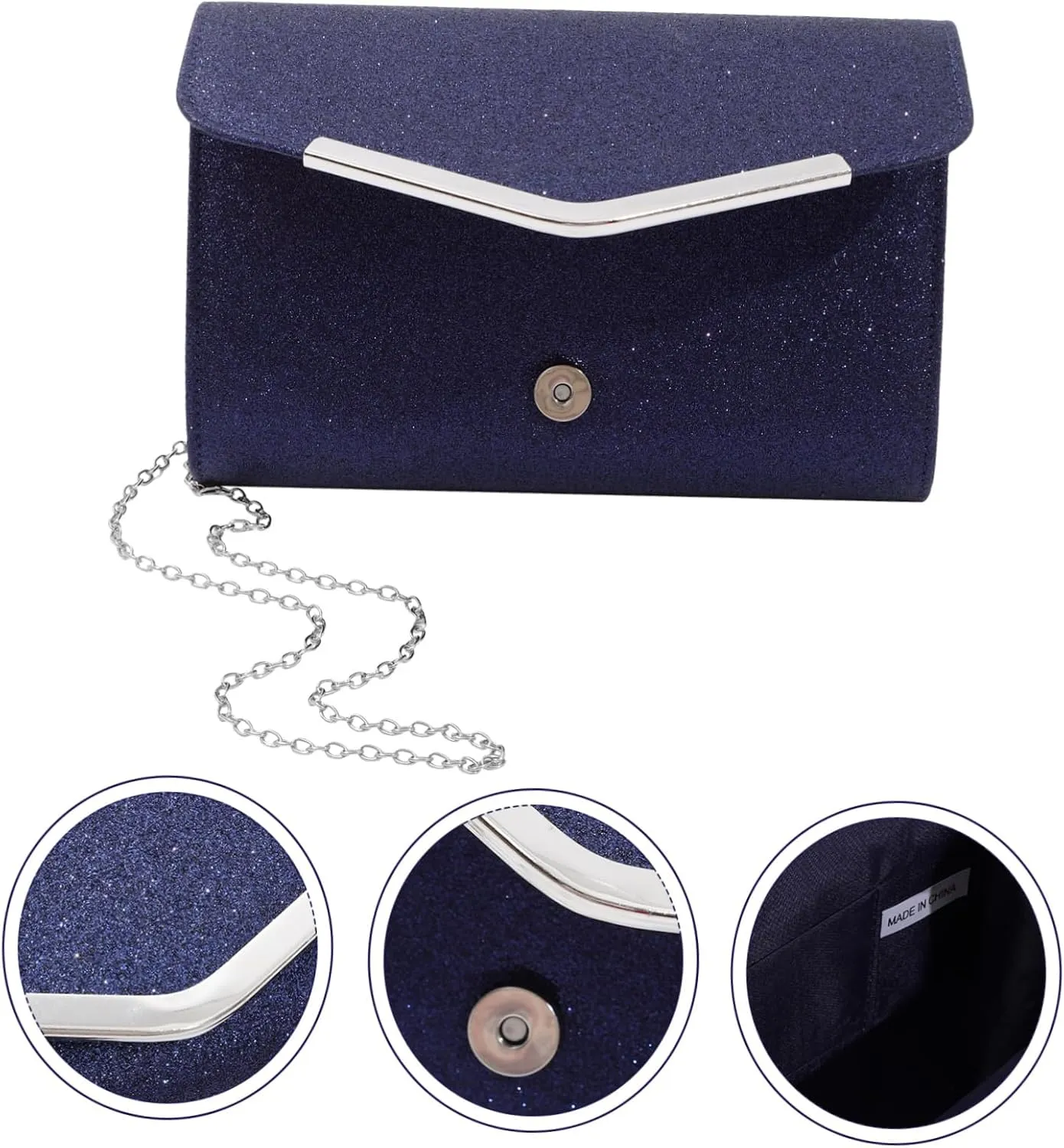 LIFKOME Handbag Evening Purses and Clutches for Wedding Purse for Women Evening Clutch Wedding Purses for Bride