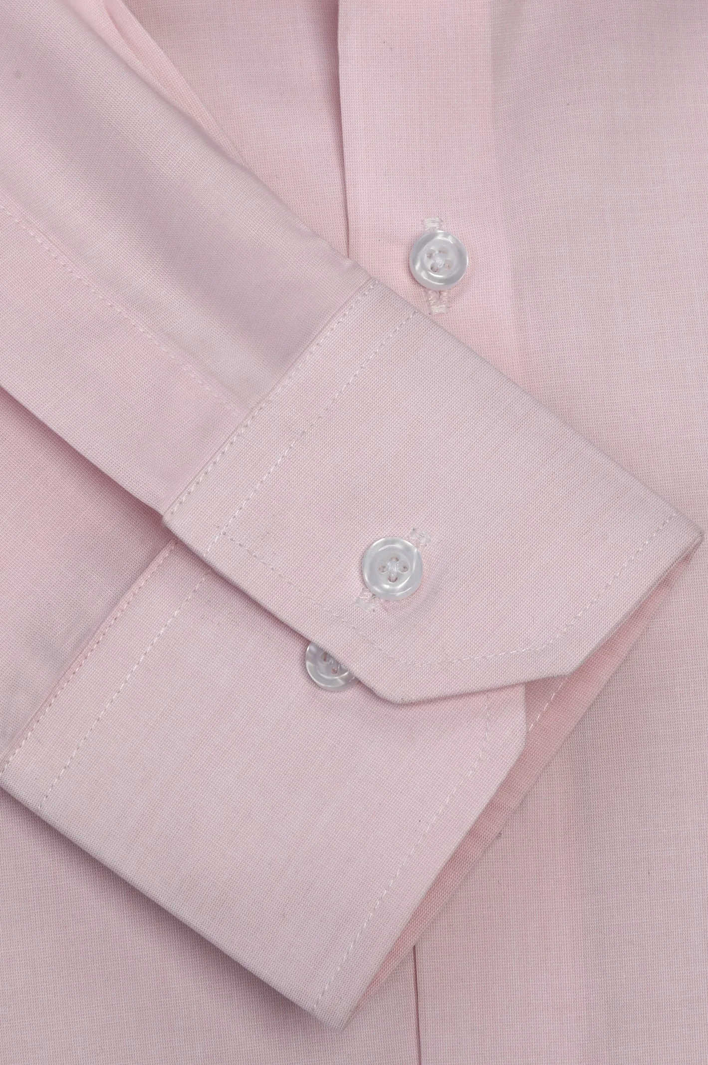 Light Pink Oxford Self Formal Shirt