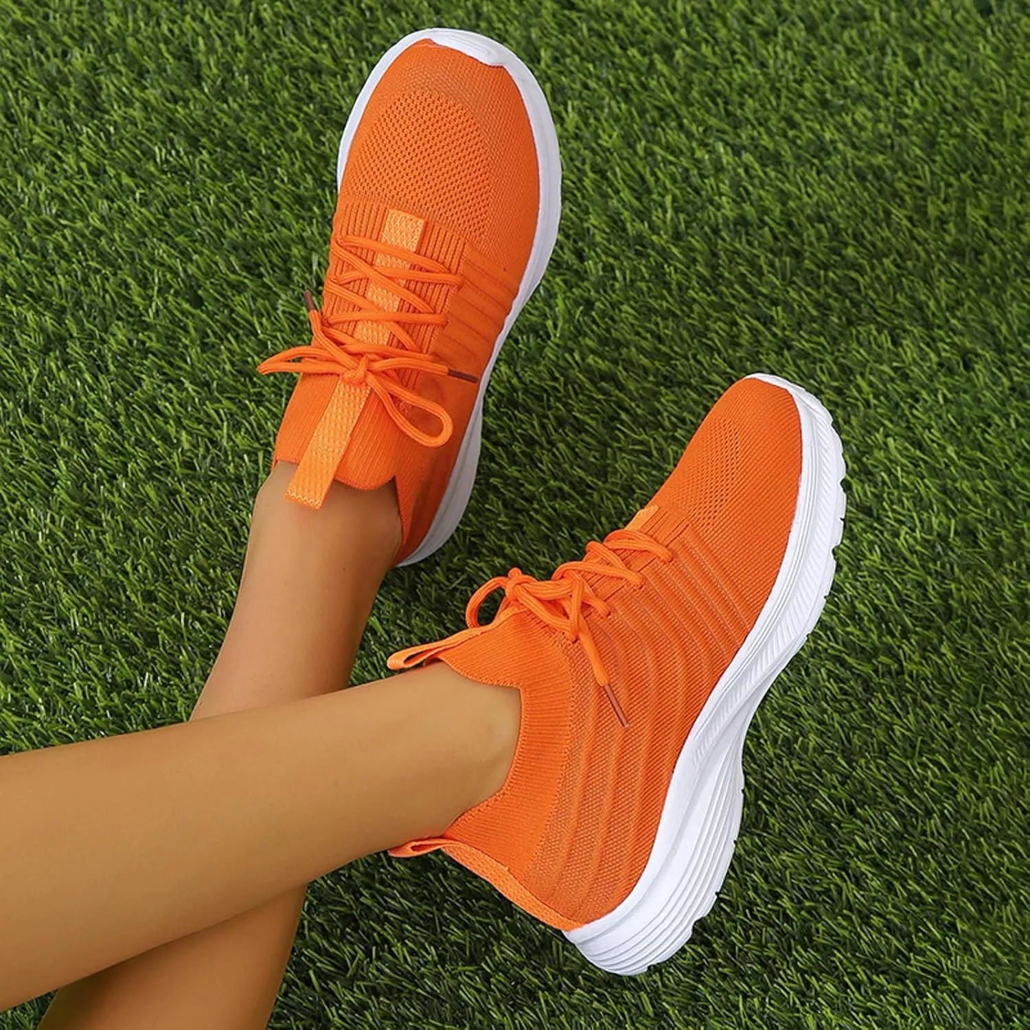 Lightweight Walking Tennis Shoes for Women Lightweight Casual Sneakers for Gym Travel Work Comfort Nurse Shoe