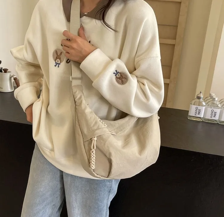 Limited Offer Just 9.98Designer Direct SalesWomen's Fashion Plain Colour Crossbody Hobo Bag