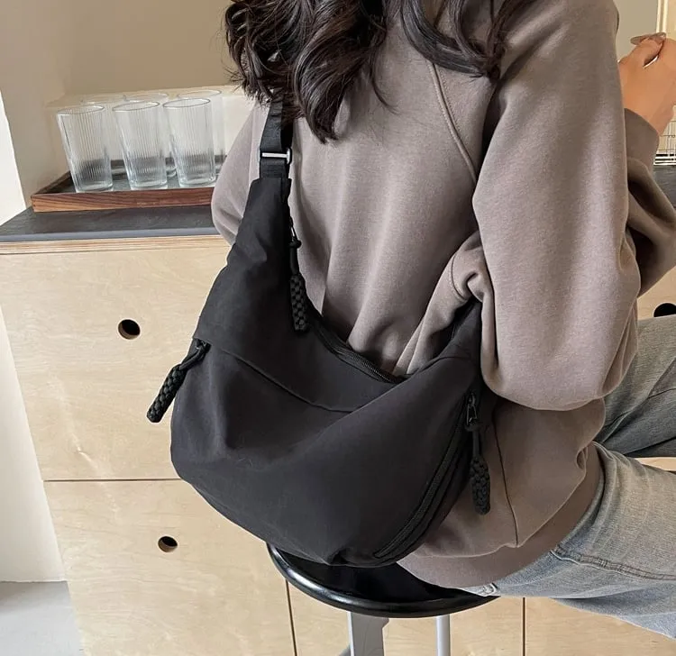 Limited Offer Just 9.98Designer Direct SalesWomen's Fashion Plain Colour Crossbody Hobo Bag
