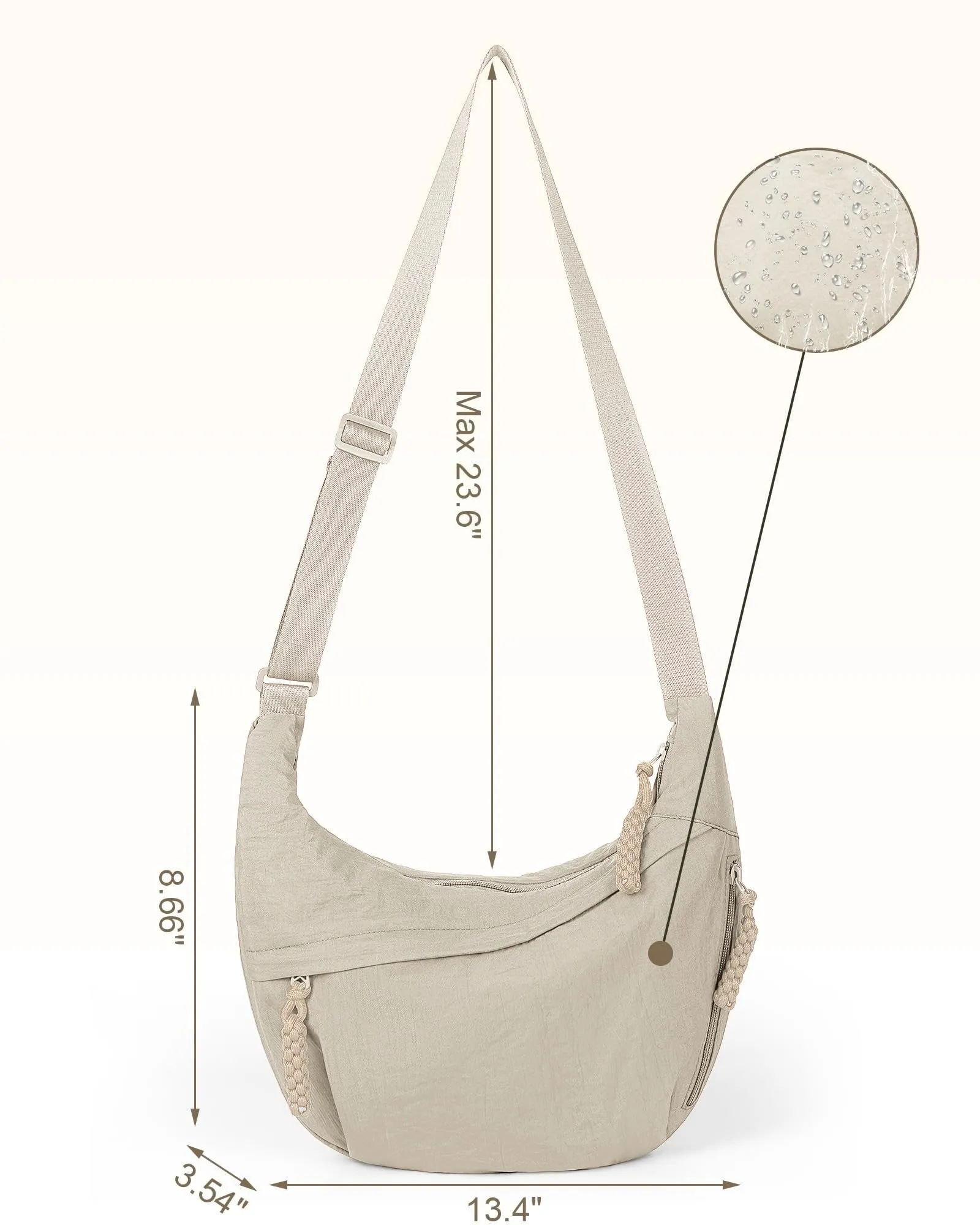 Limited Offer Just 9.98Designer Direct SalesWomen's Fashion Plain Colour Crossbody Hobo Bag