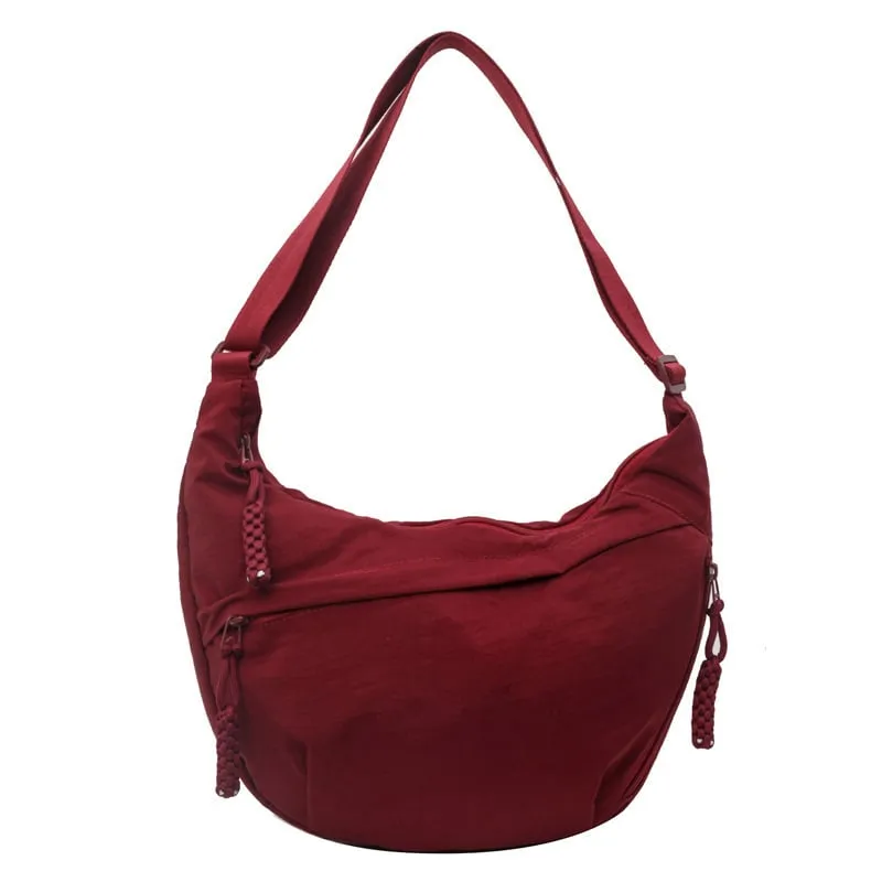 Limited Offer Just 9.98Designer Direct SalesWomen's Fashion Plain Colour Crossbody Hobo Bag