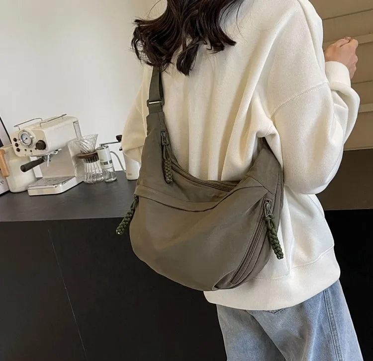 Limited Offer Just 9.99Designer Direct SalesWomen's Fashion Plain Colour Crossbody Hobo Bag