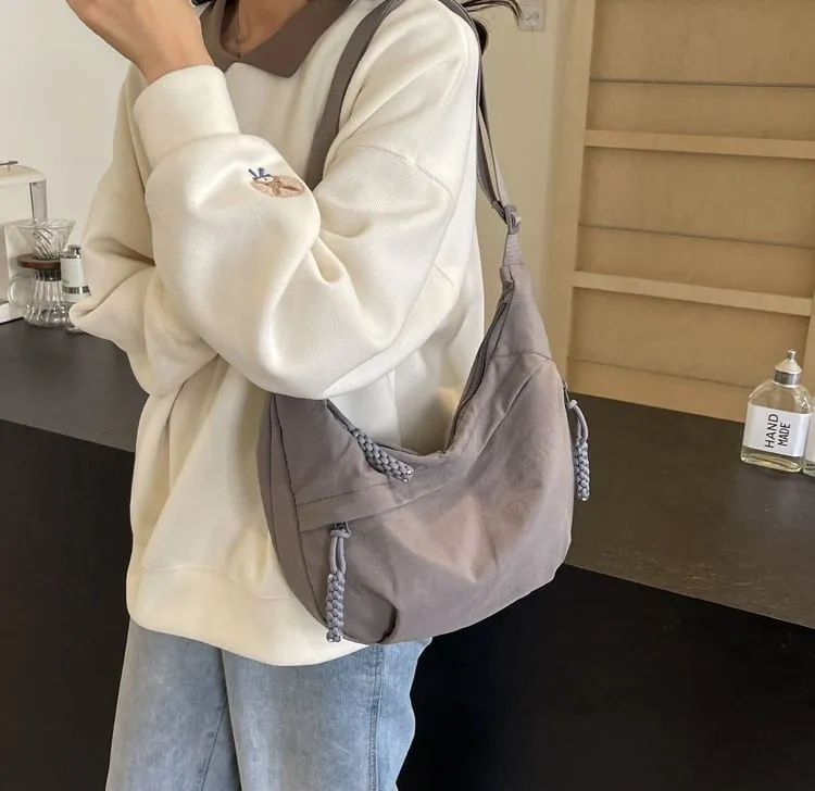 Limited Offer Just 9.99Designer Direct SalesWomen's Fashion Plain Colour Crossbody Hobo Bag
