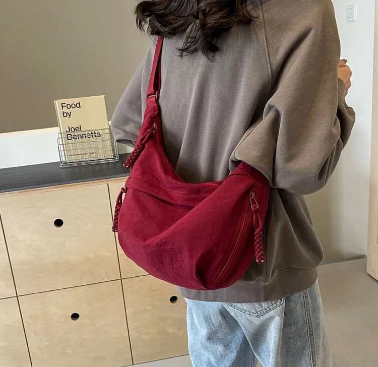 Limited Offer Just 9.99Designer Direct SalesWomen's Fashion Plain Colour Crossbody Hobo Bag