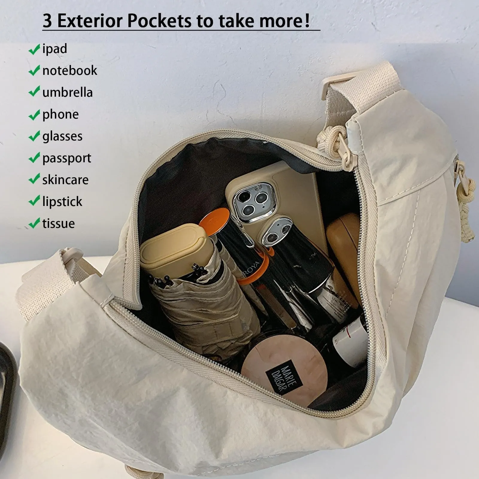 Limited Offer Just 9.99Designer Direct SalesWomen's Fashion Plain Colour Crossbody Hobo Bag