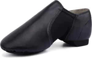 Linodes PU Leather Jazz Shoe Slip On Dance Shoes for Girls and Boys (Toddler/Little Kid/Big Kid)