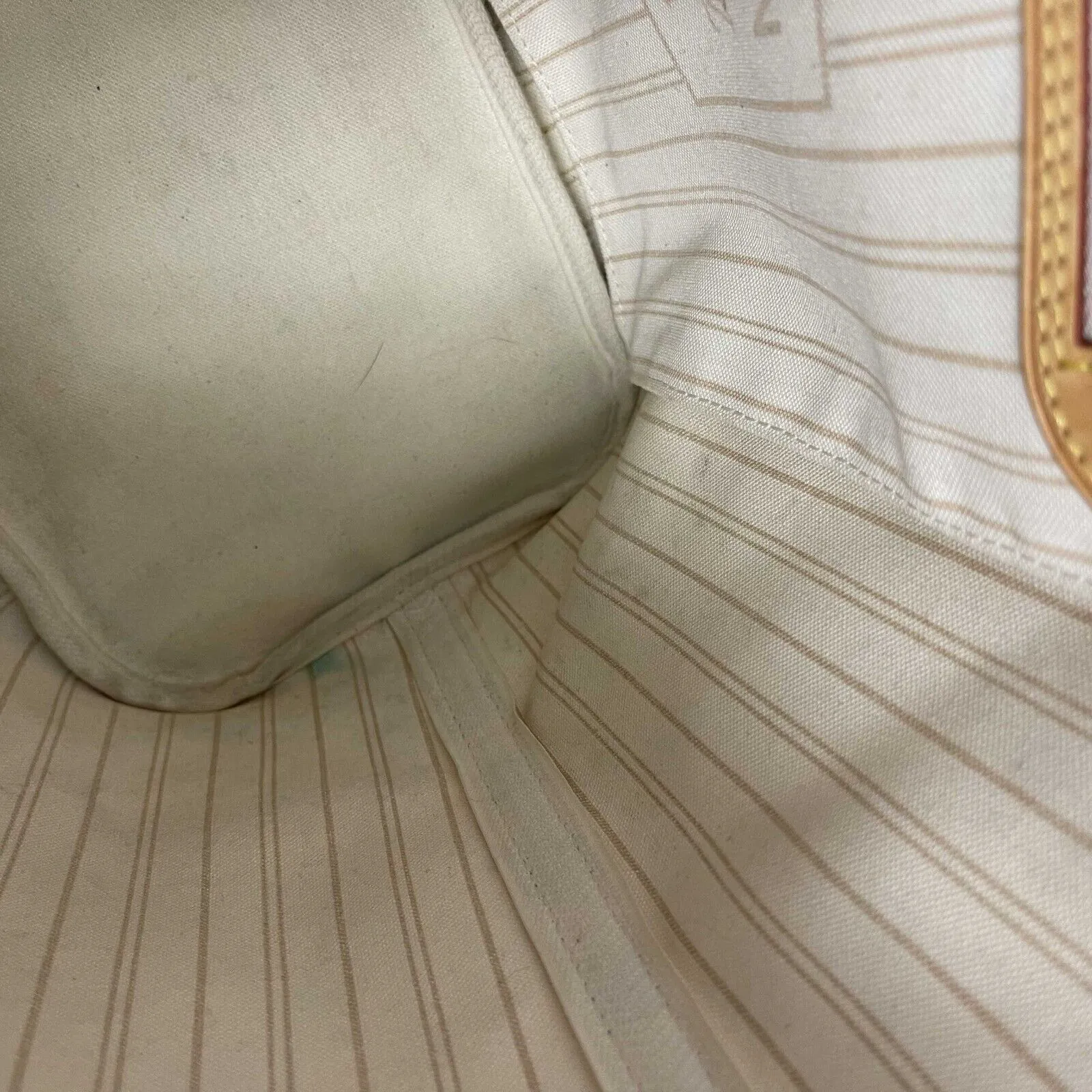 Louis Vuitton Neverfull NM MM Damier Azur Handbag