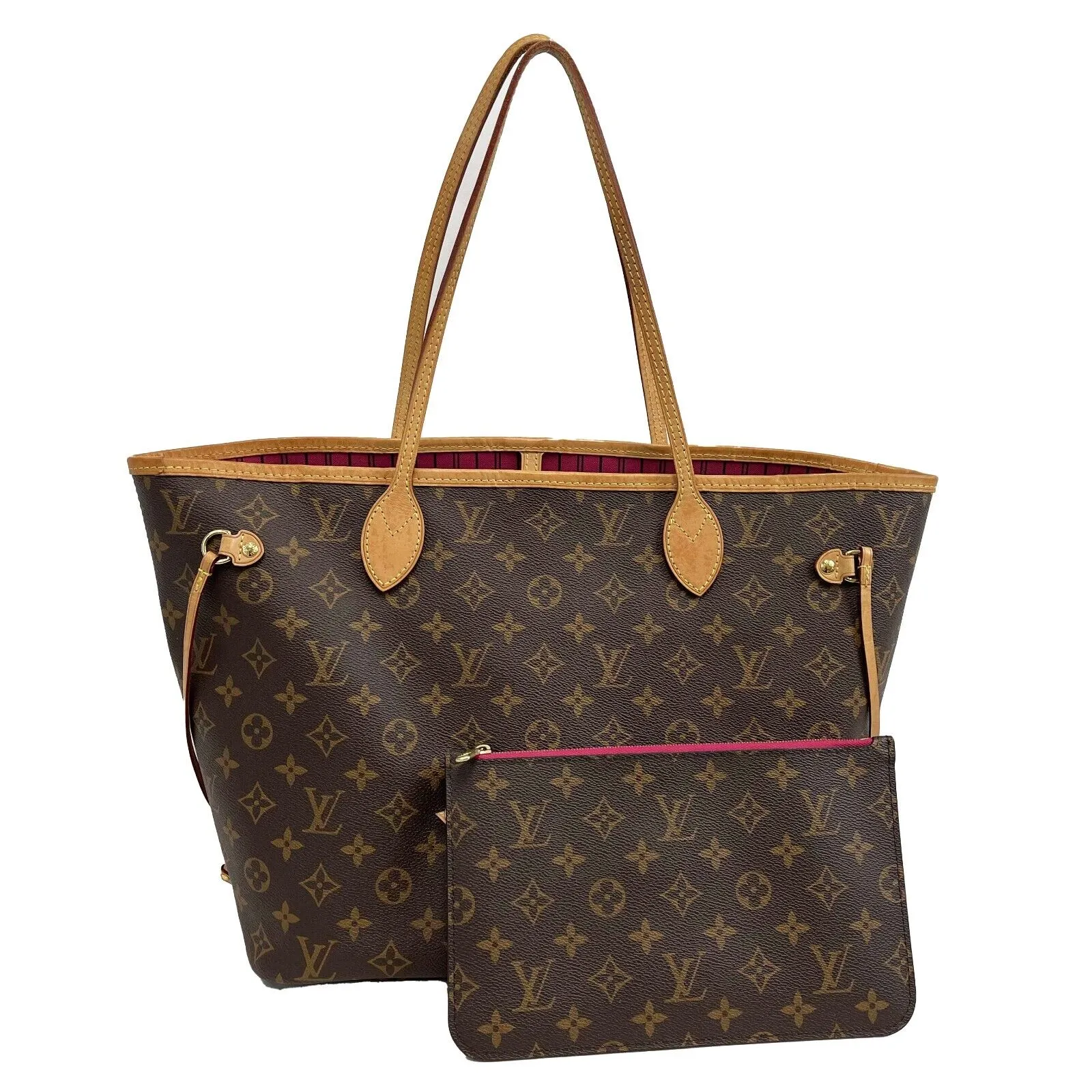Louis Vuitton Neverfull NM MM Monogram Canvas brown Handbag