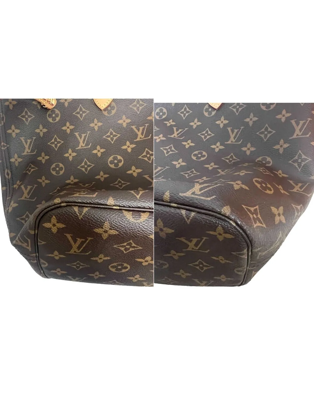 Louis Vuitton Neverfull NM MM Monogram Canvas brown Handbag