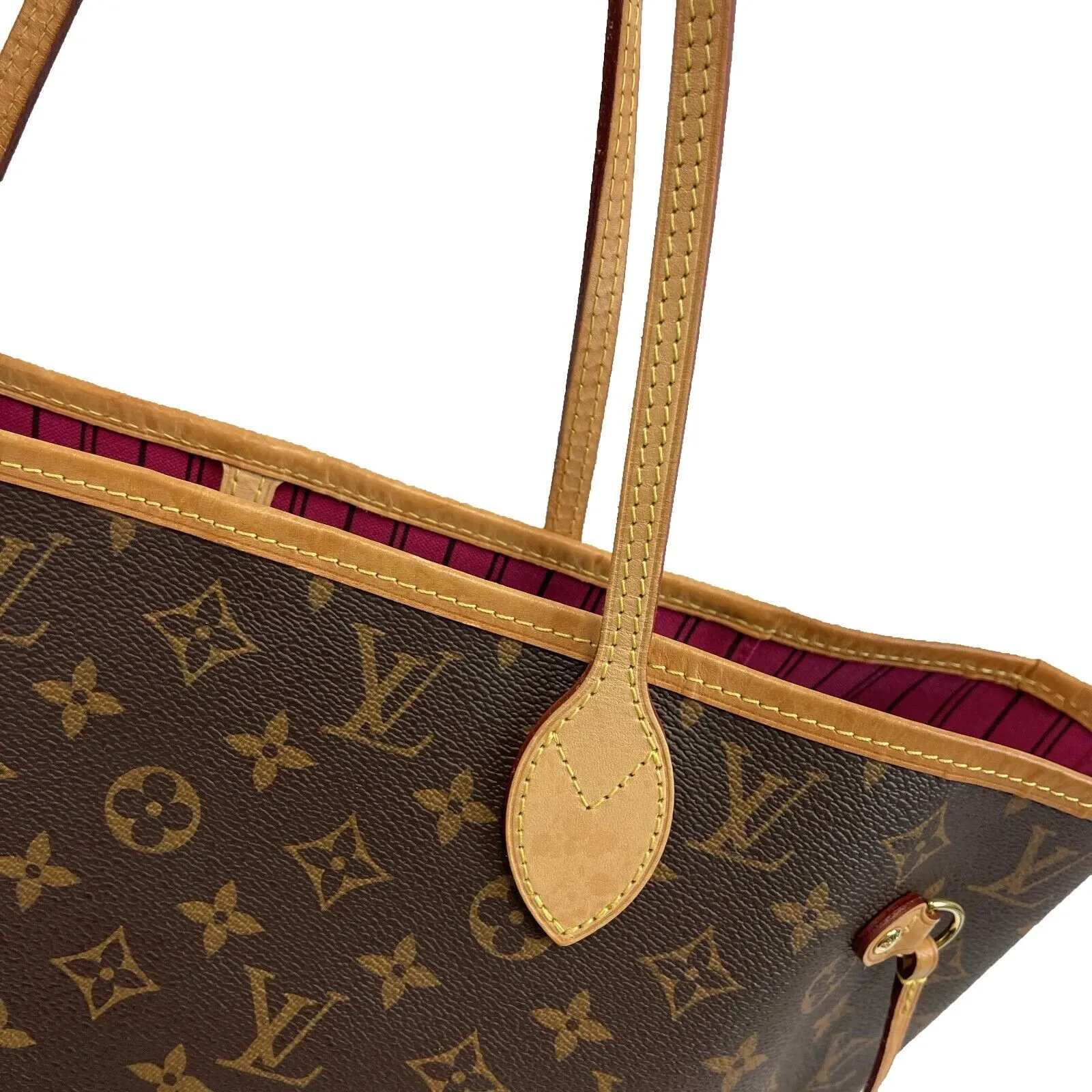 Louis Vuitton Neverfull NM MM Monogram Canvas brown Handbag