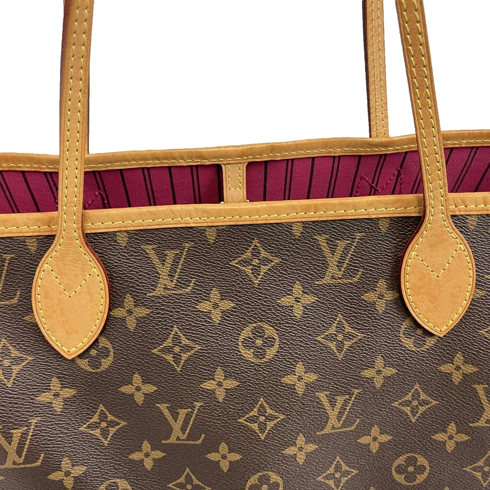 Louis Vuitton Neverfull NM MM Monogram Canvas brown Handbag