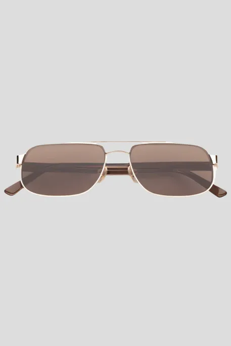 LU GOLDIE EVANGELINE SUNGLASSES - COFFEE