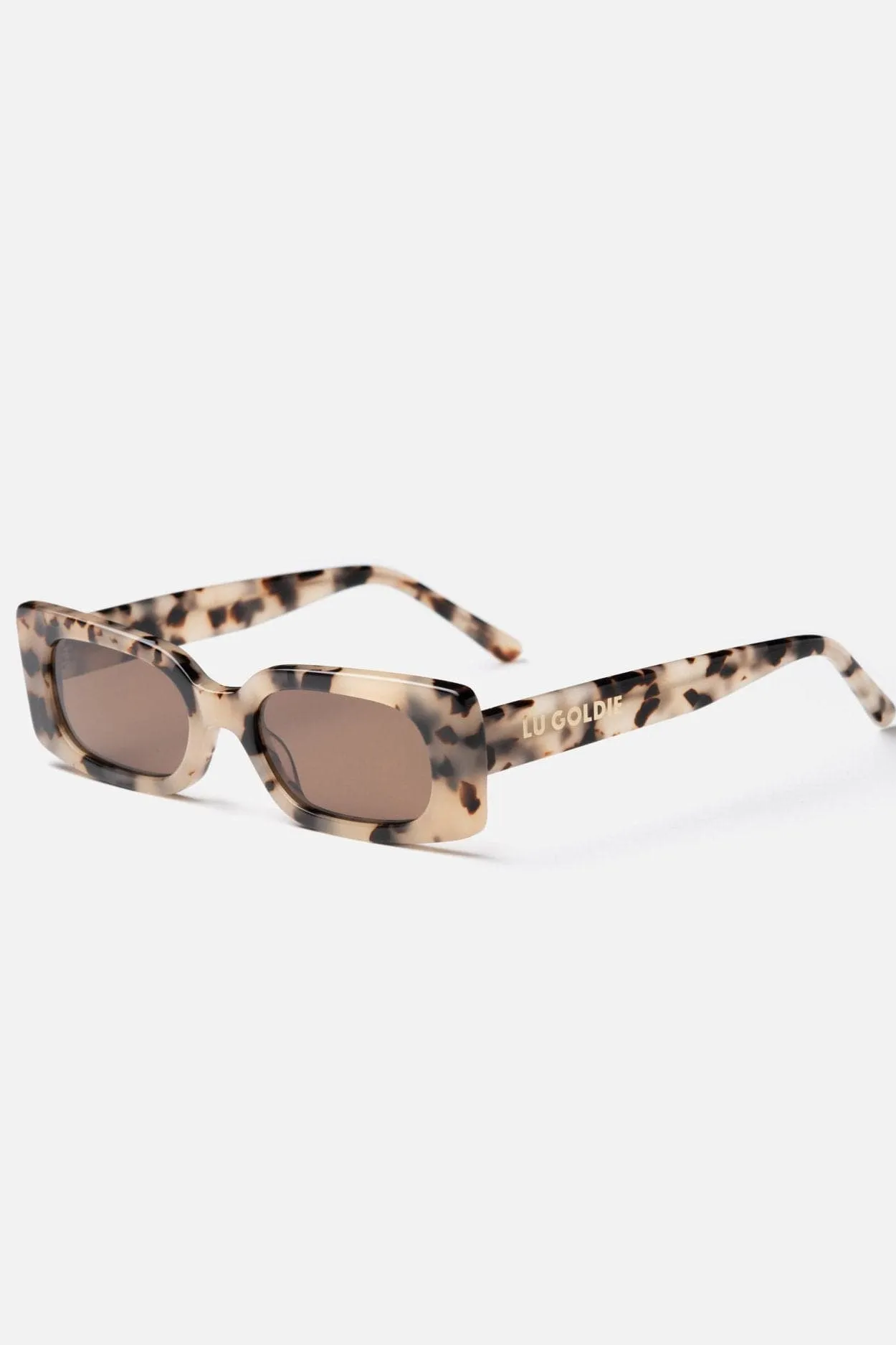 LU GOLDIE SALOME SUNGLASSES - CHOC TORT