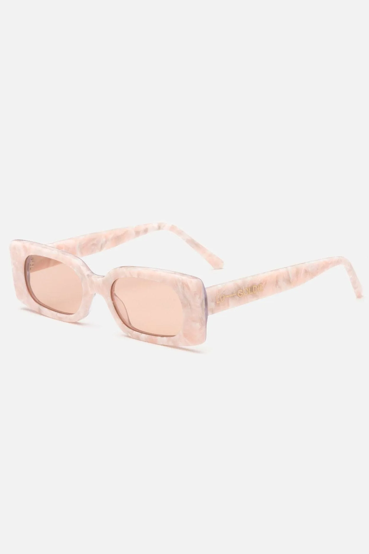 LU GOLDIE SALOME SUNGLASSES - COTTON CANDY