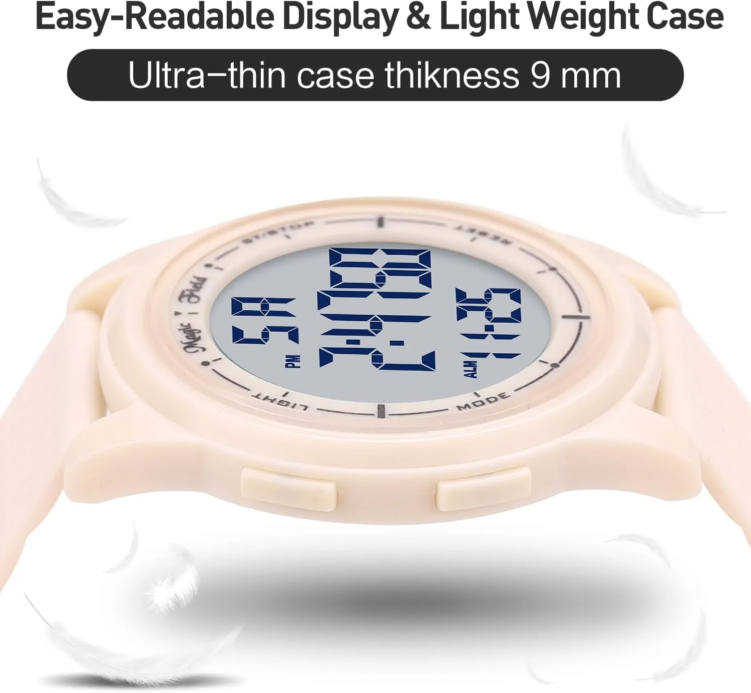 ManChDa Digital Watch for Men Women Watches Silicone Sport Watch Waterproof