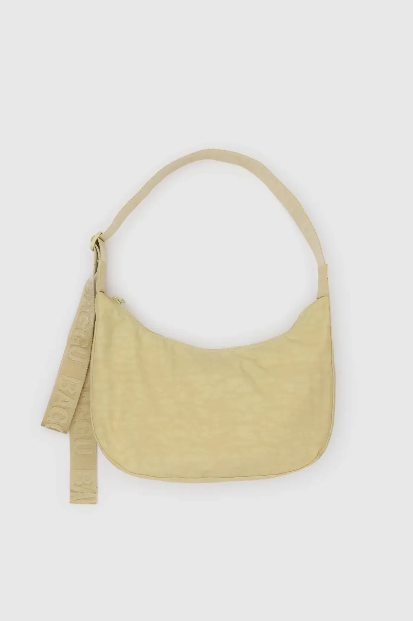 Medium Nylon Crescent Bag Butter