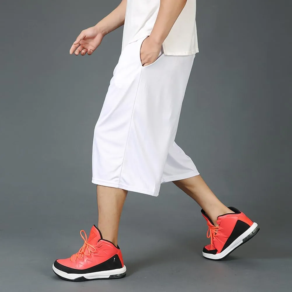 Men Basketball Shorts 2 Pack Lightweight Athletic Running Shorts Workout Gym Shorts