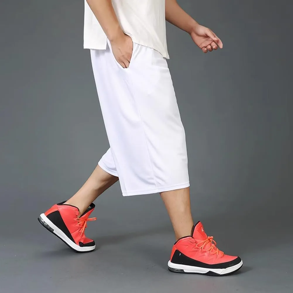 Men Basketball Shorts 2 Pack Lightweight Athletic Running Shorts Workout Gym Shorts