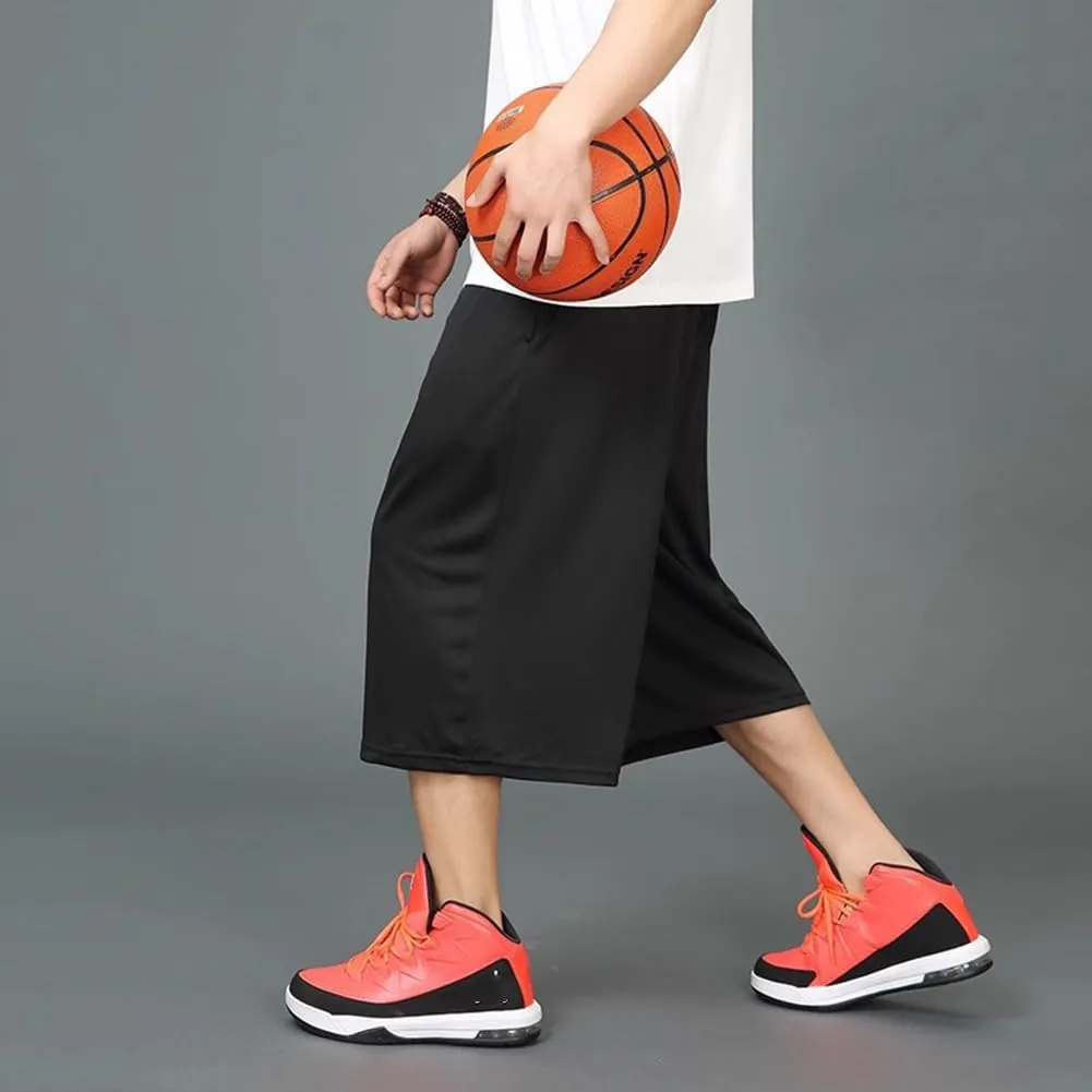 Men Basketball Shorts 2 Pack Lightweight Athletic Running Shorts Workout Gym Shorts