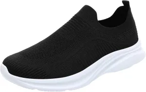 Men Sports Shoes Fashionable and Simple Solid Color New Pattern Summer Mesh Breathable Slip On Mens Sneaker Shoes