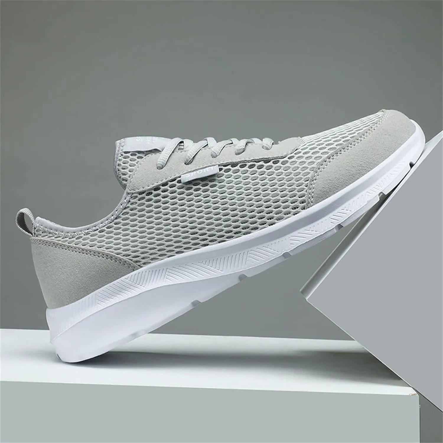Mens Athletic Shoes Men's Sneakers Tennis Shoe for Men Slip on Shoe for Men Mesh Breathable Sneaker