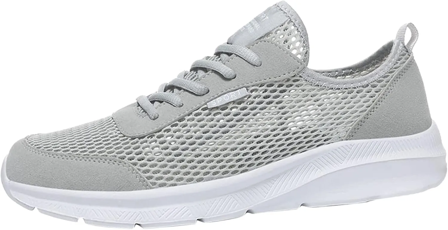 Mens Athletic Shoes Men's Sneakers Tennis Shoe for Men Slip on Shoe for Men Mesh Breathable Sneaker