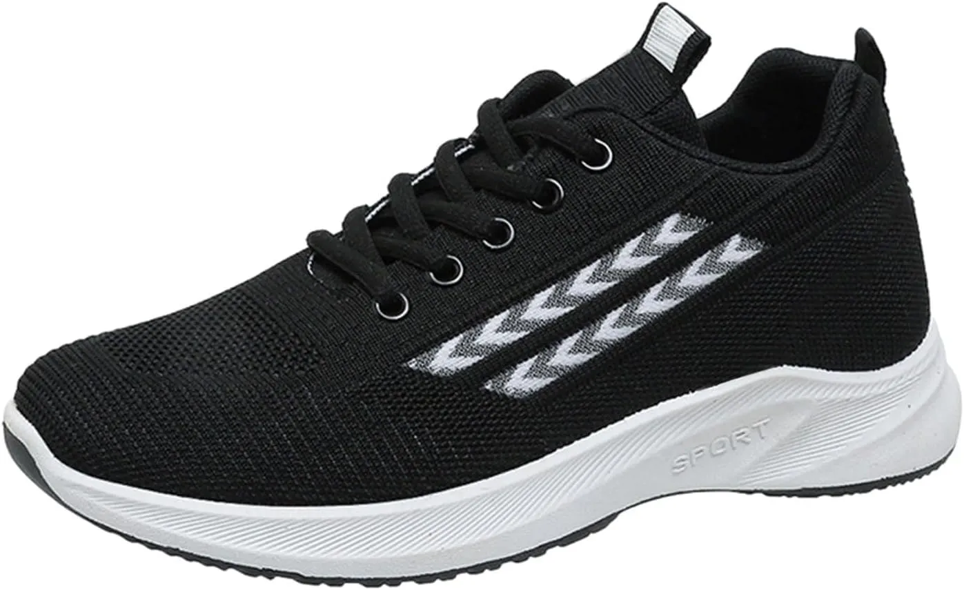 Mens Casual Dress Shoes Lace Up Oxfords Business Walking Tennis Work Sneakers Fashion Mesh Lightweight Soft Sole