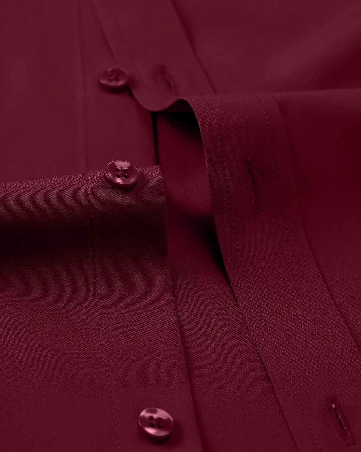 Men's Dress Shirts Long Sleeve Stretch Regular Fit Casual Formal Wedding Wrinkle Free Button Down Shirt with Pocket
