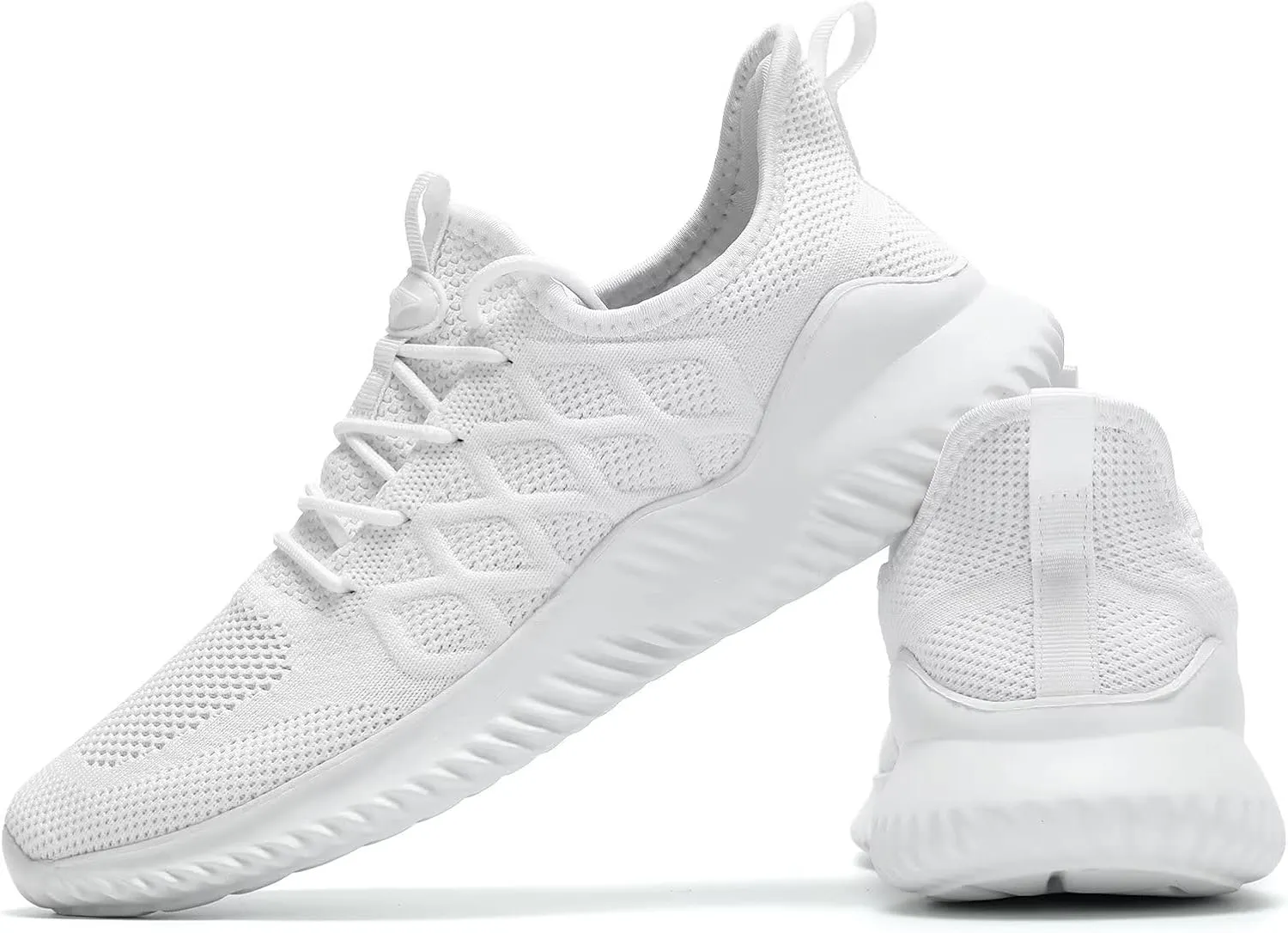 Mens Running Shoes Slip on Tennis Walking Sneakers Casual Mesh Breathable Lightweight Work Sport Shoes