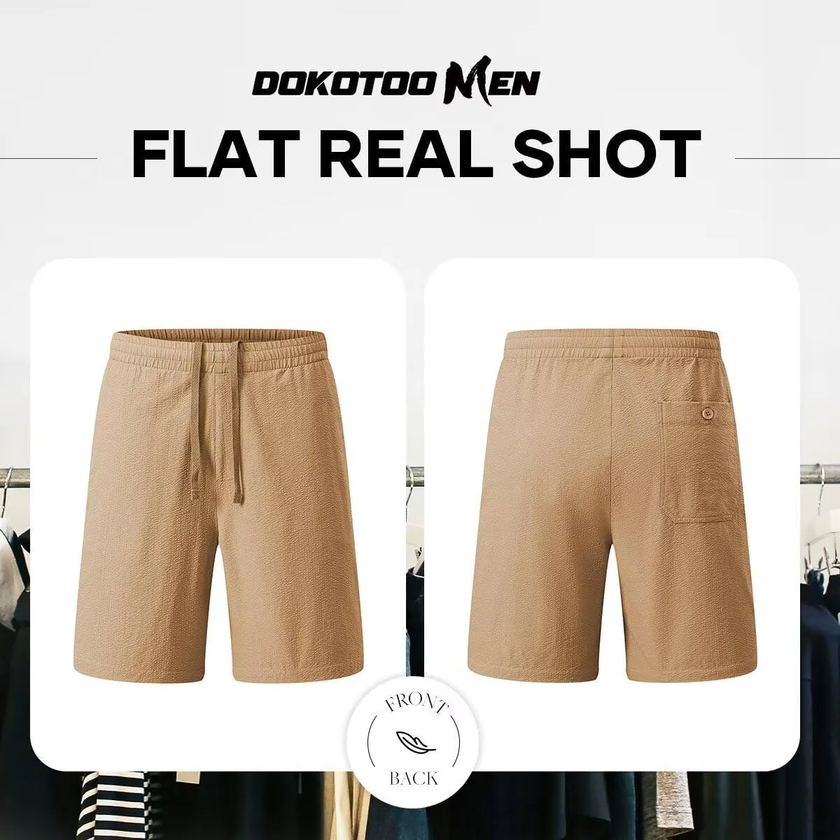 Mens Seersucker Shorts Casual Elastic Waist Drawstring Shorts Stretch Summer Beach Vacation Shorts with Pockets