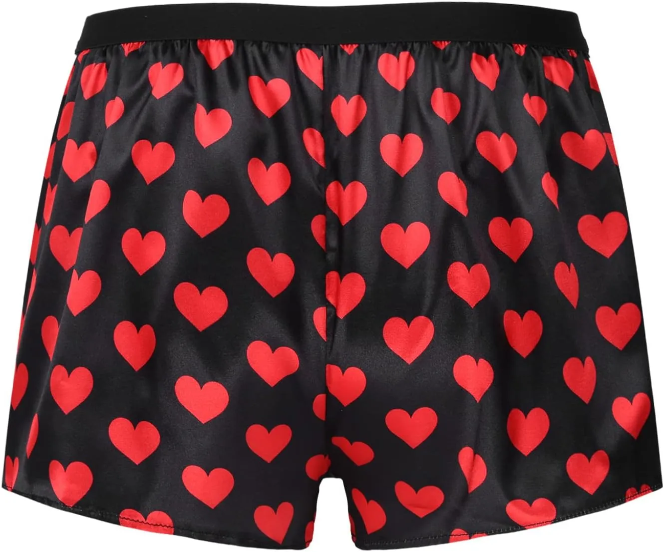 Men's Shiny Satin Boxer Shorts Silk Underwear Sleepwear Pajamas Shorts Beach Shorts