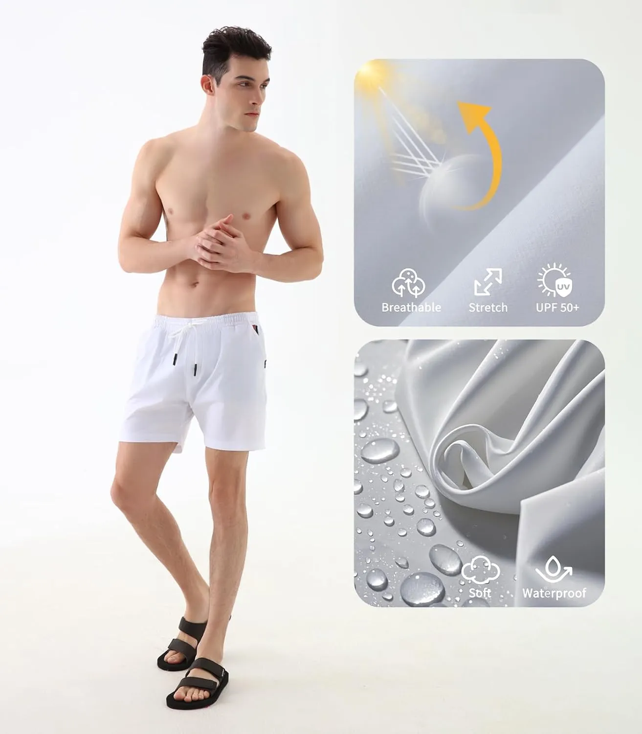 Men's Shorts ??Comfortable Casual Shorts for Men | Breathable Beach Shorts | Perfect for Sports & Gym Wear