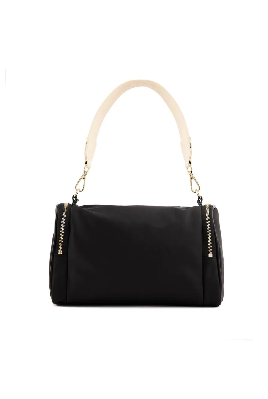 NAKED VICE MAXINE KIA NYLON SIDEBAG - BLACK/GOLD
