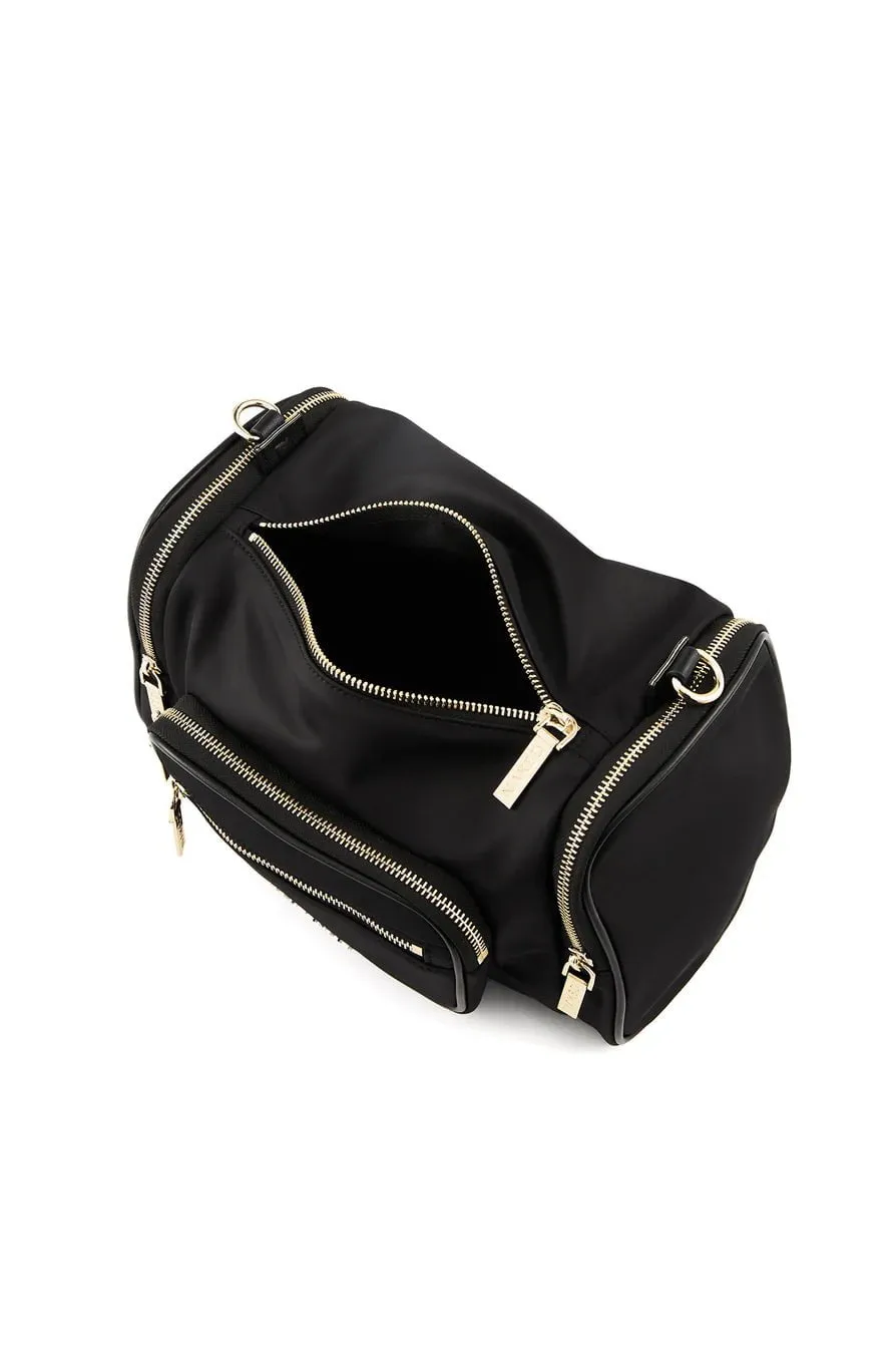 NAKED VICE MAXINE KIA NYLON SIDEBAG - BLACK/GOLD