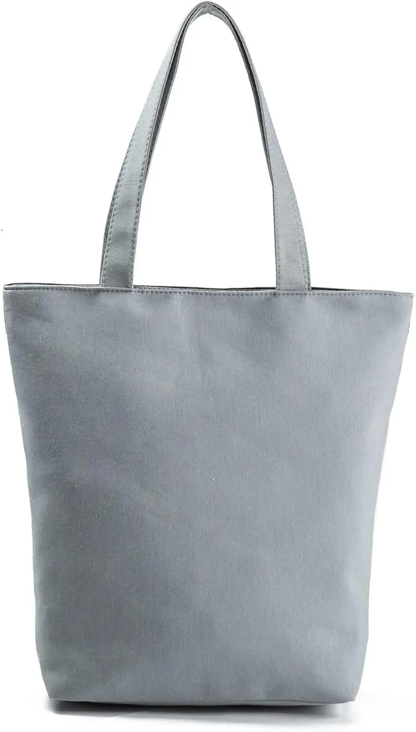 New Women's Slouchy Large Capacity Zippered Sunflower Printed Shoulder Bag Shoulder Tote Bag for Women (D, One Size)