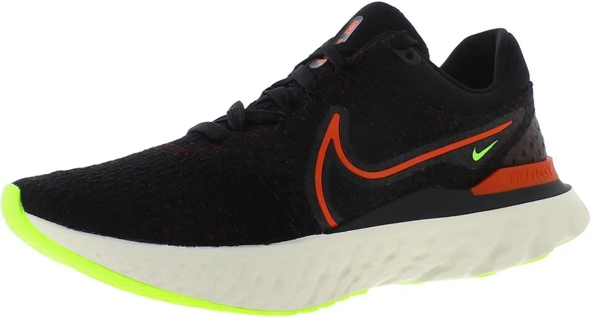Nike Mens React Infinity Run FK 3 Gym Fitness Running Shoes Black 7 Medium (D)