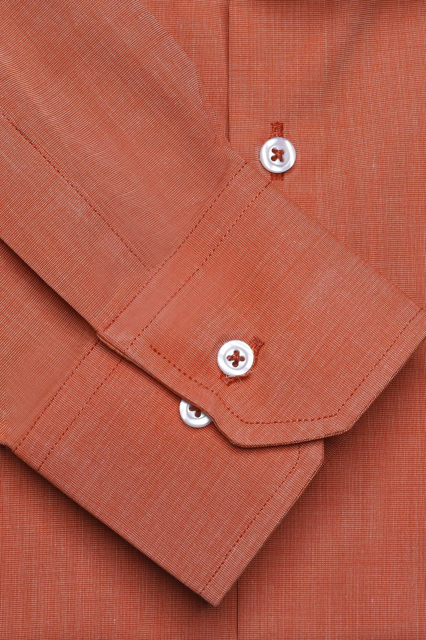 Orange Oxford Formal Shirt