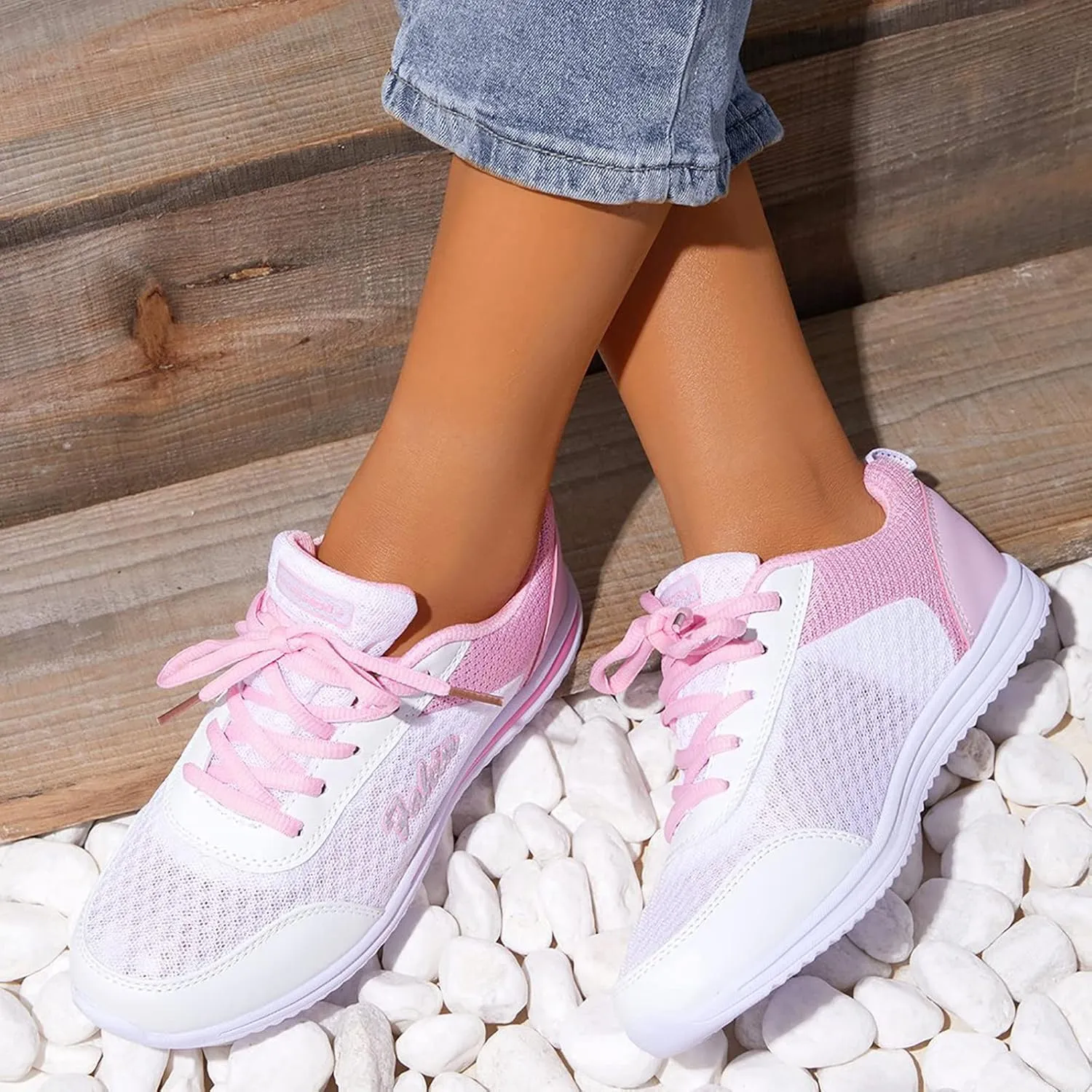 Orthopedic Shoes for Women Wide Width Slip On Zapatos De Trabajo para Mujer Antideslizante Cross Gym Shoes Women Wide Size 8w Womens High Top Sneakers Tenis OrtopDicos Mujer