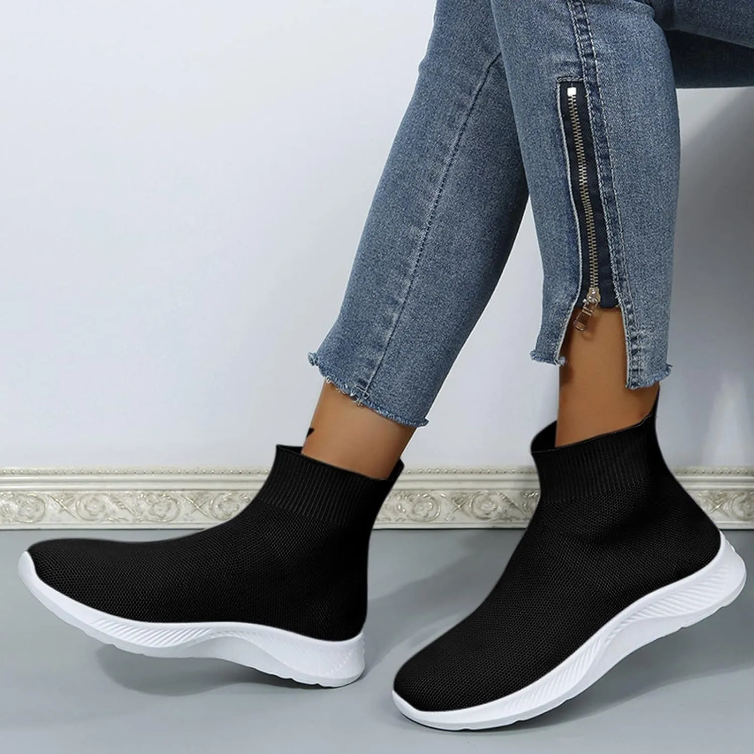 Orthotic Dress Shoes for Women Plantar Fasciitis Zapatos OrtopDicos De Trabajo para Mujeres Black Shoes Women Wide Womens Walking Sneakers with Arch Support Wide Width Women's Everyday Shoes Work