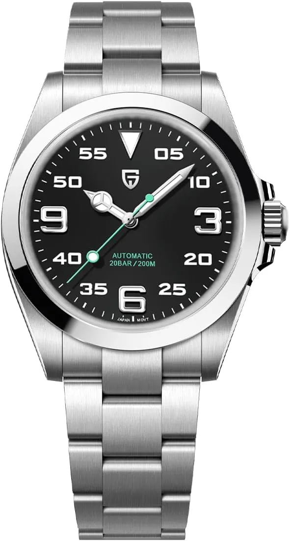 Pagani Design Watches for Men Automatic Diver Watch Sapphire Glass Stainless Steel 40MM Waterproof Wrist Watch