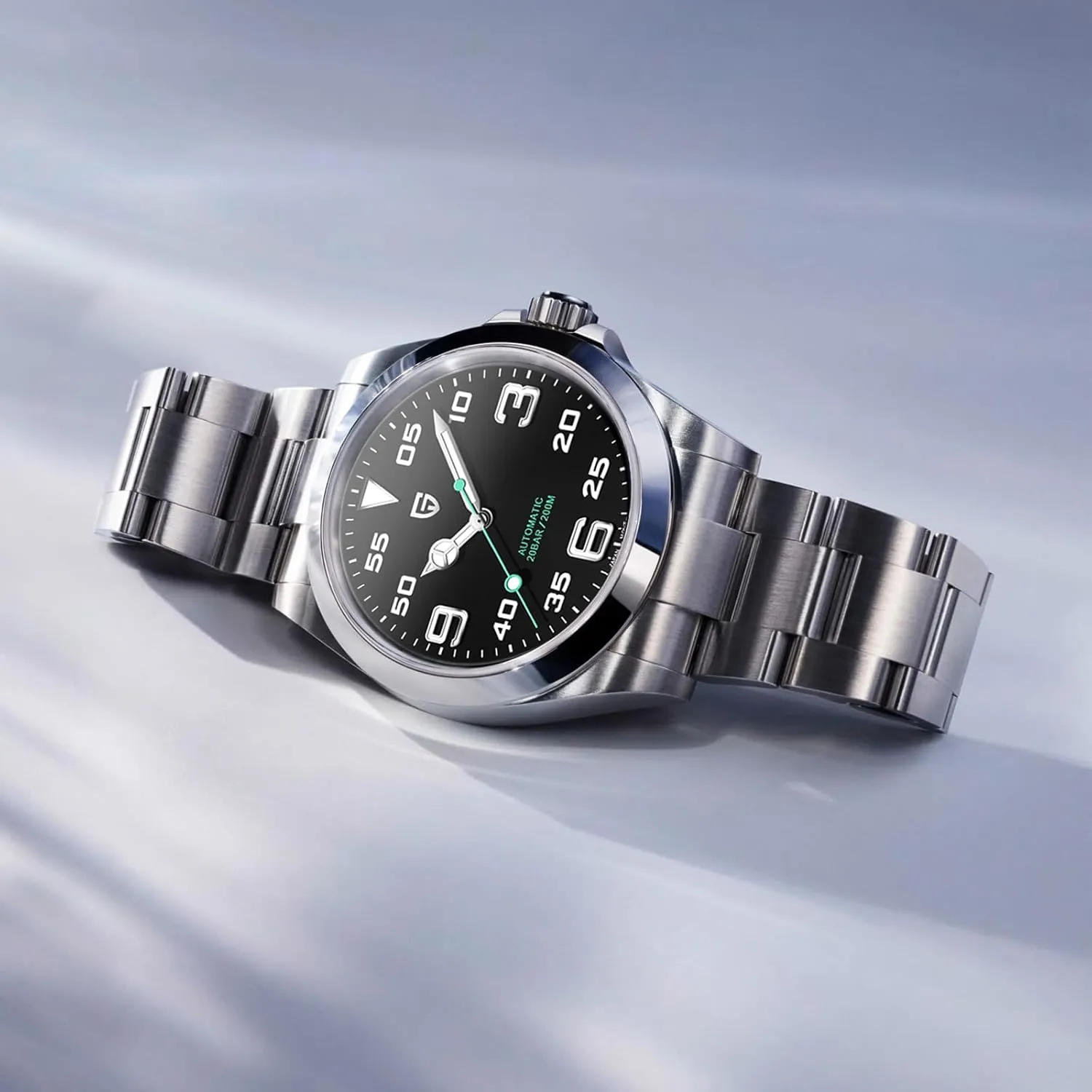 Pagani Design Watches for Men Automatic Diver Watch Sapphire Glass Stainless Steel 40MM Waterproof Wrist Watch