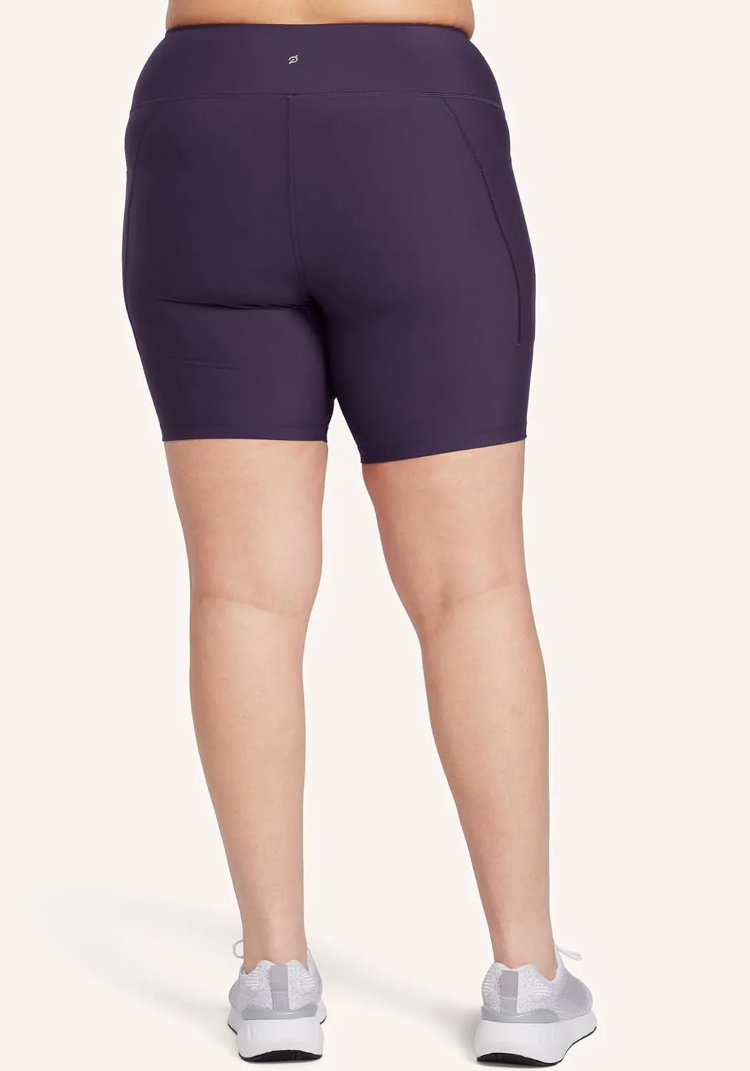 Peloton Women's Cadent 7" High-Rise Pocket Biker Shorts, Workout Shorts, Gym Shorts