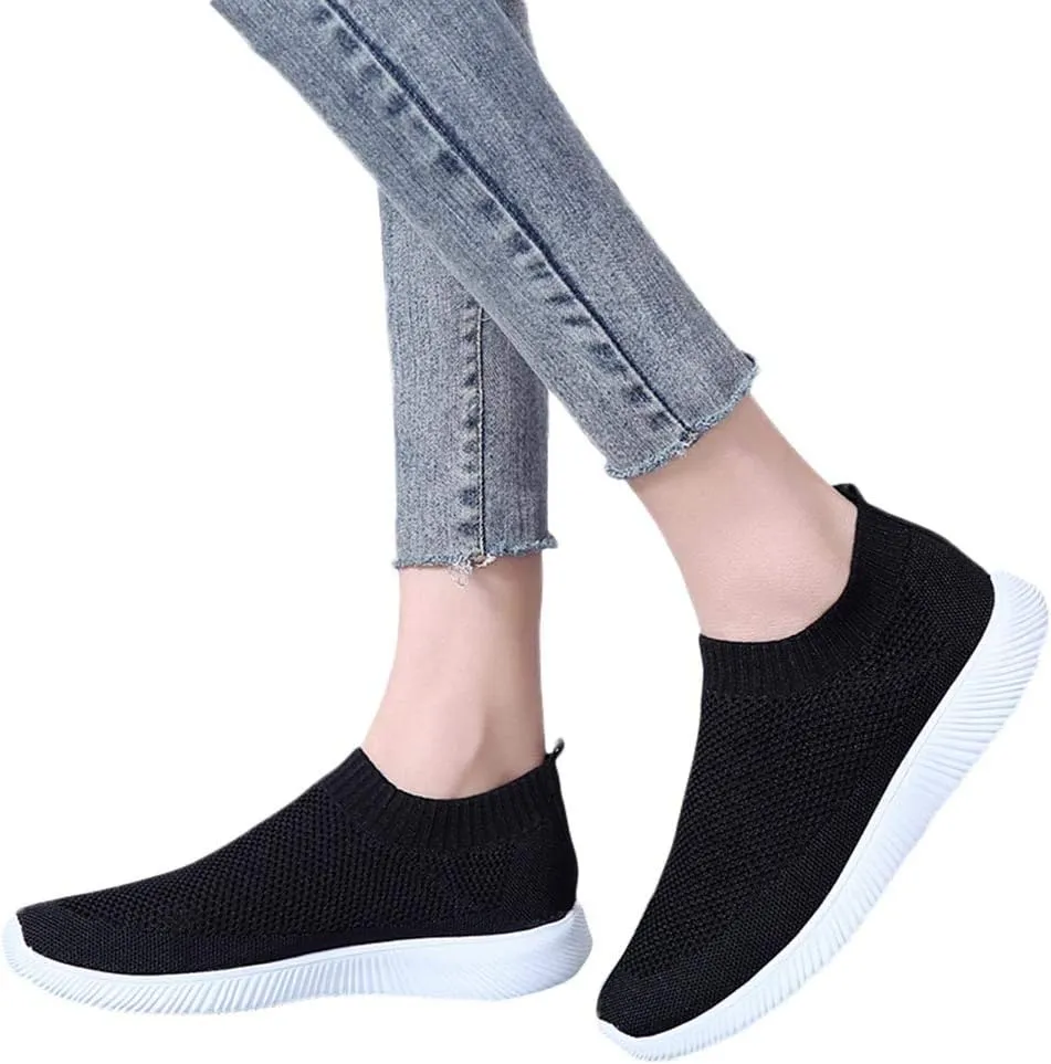 Platform High Top Sneakers for Women Fashion Black Walking Shoes Women Arch Support Womens Shoes Dressy Casual with Jeans Extra Wide Women Walking Sneakers Size 8 X Wide Zapatos OrtopDicos De Mujer