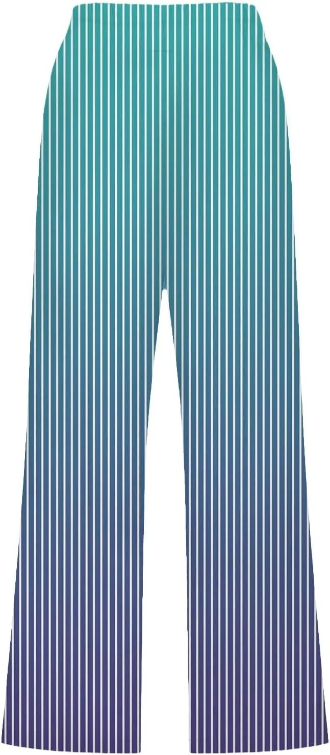 PTOLOCIF Cotton Linen Pants Women Drawstring Relaxed Fit Wide Leg Pants Cotton Linen Lounge Boho Trousers with Pockets